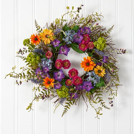Michaels Spring Blooms Wreath Collection
